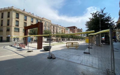 Divisió d'opinions entre els comerciants del passeig de la plaça Major sobre les obres | Helena Molist Sancho